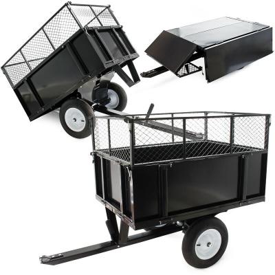 Remorque basculante pour Tondeuse / Tracteur de jardin / Quad