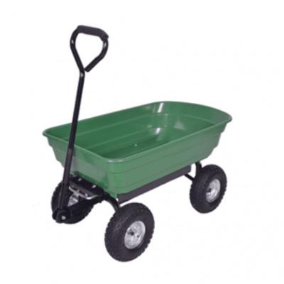 JARDIN PRATIC Remorque train&eacute;e basculante - Capacit&eacute; : 250 Kg