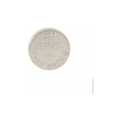 Renata/Swatch Group - Pile Bouton oxyde d'argent 377 1,55 V 28 mAh