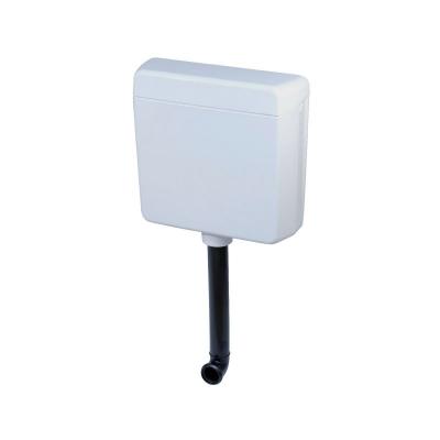 Chasse basse 9/6 litres &agrave; d&eacute;clenchement pneumatique derri&egrave;re cloison