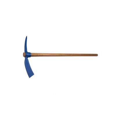 Pioche canton acier forg&eacute; manche bois L.100 cm - Revex