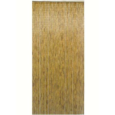 Rideau en b&acirc;tonnet de bambou vernis Naturel 100 x 220 cm - Naturel