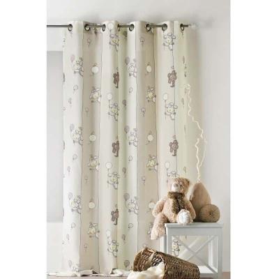 Rideau pour enfant imprim&eacute;s mouton - Beige - 138 x 260 cm