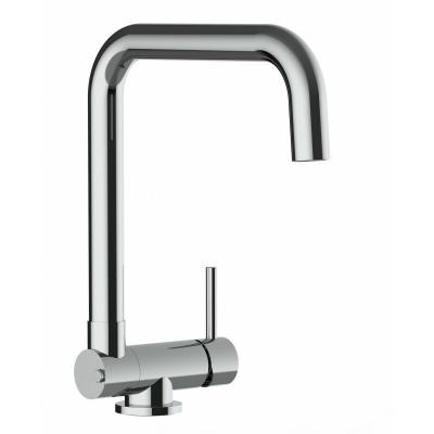Mitigeur evier robinet cuisine bec pivotant rabattable &agrave; 4,5 cm