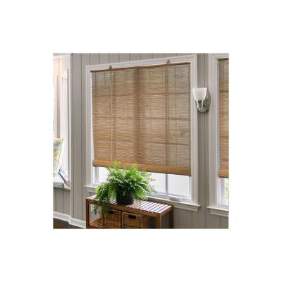 Store enrouleur tamisant Roll'up bambou caramel 120 x 180 cm
