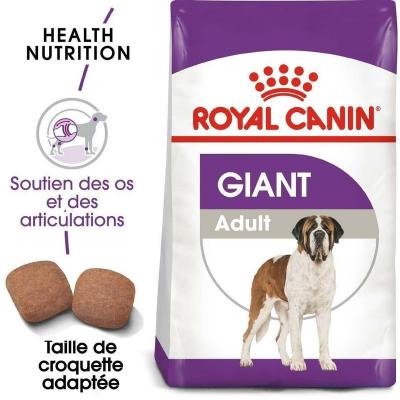 ROYAL CANIN Giant Adulte Croquettes Chien 15+3kg