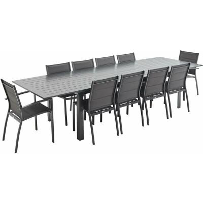 Salon de jardin table extensible - Odenton Anthracite