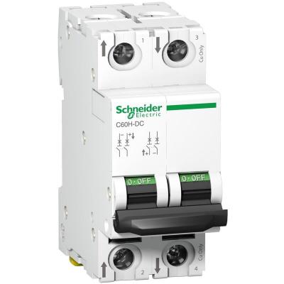 Acti9 C60H-DC - disjoncteur modulaire - 2P - 50A - C curve