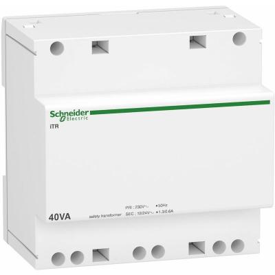 Transformateur de s&eacute;curit&eacute; - 40 VA - Acti9 - 230 VCA vers 12-24 VCA