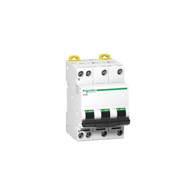 Disjoncteur t&eacute;trapolaire Prodis DT40 - 20 A - Peignable - Courbe C