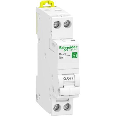 Disjoncteur courbe D phase + neutre Resi9 xp SCHNEIDER ELECTRIC 16 A