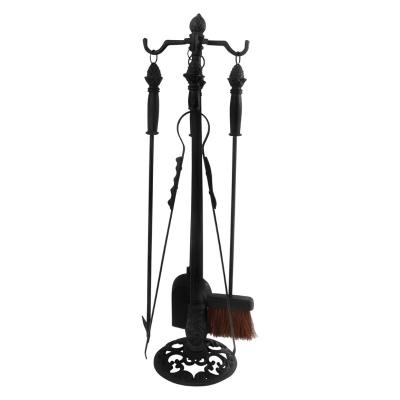 Fancy Flames - Set 4 accessoires de chemin&eacute;e en fonte