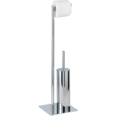 Ensemble wc sur pied recco - chrome