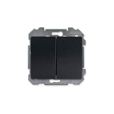 Siemens - double va et vient anthracite delta iris