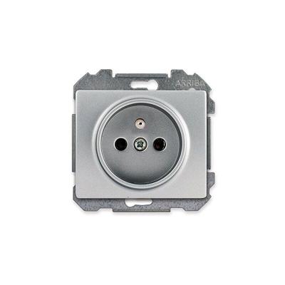 SIEMENS Delta Iris M&eacute;canisme prise de courant 2P+T - Silver