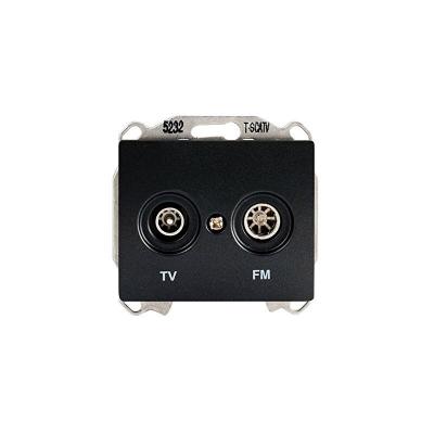 Siemens - delta iris prise tv fm anthracite SIE268270