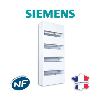 Siemens - Tableau &eacute;lectrique nu &agrave; &eacute;quiper 4 rang&eacute;es