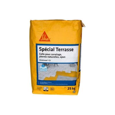 Colle carrelage pour terrasse Sika Sika Ceram C2 - Gris - 25kg - Gris