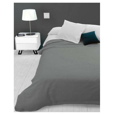 Jet&eacute; de lit Ad&egrave;le gris 240x220 cm - Gris - Soleil d'Ocre