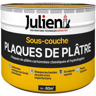 Sous couche plaque de pl&acirc;tre J6 - Blanc mat - 10L