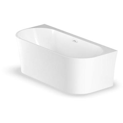 Spalina - Baignoire semi-&icirc;lot murale ruby 170x80cm, by Blanc