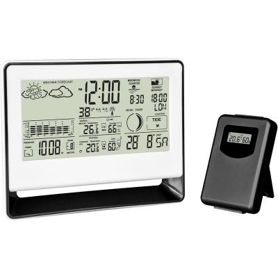 Station m&eacute;t&eacute;o avec barom&egrave;tre et capteur ext&eacute;rieur - chacon