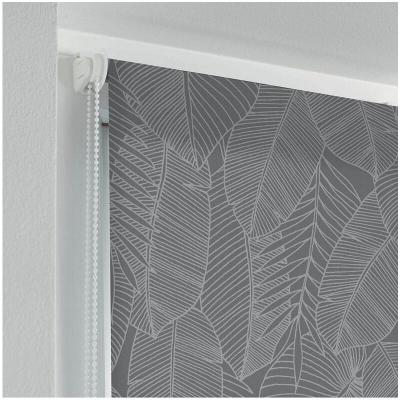 Store enrouleur imp. japonais 60 x 90 cm polyester batik Gris