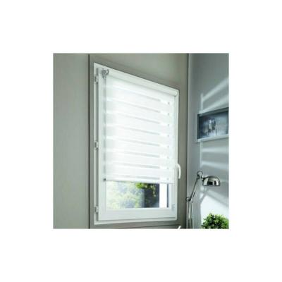 Store enrouleur jour nuit basique - Blanc - L56 x H100cm - Blanc