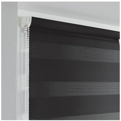 Store enrouleur jour et nuit 45 x 180 cm polyester daynight Noir