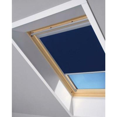 VELUX Original Store Occultant, Cadre Argent&eacute;, DKL 102, Bleu Fonc&eacute;