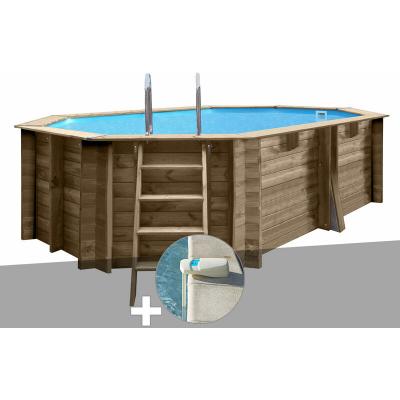 Kit piscine bois Sunbay Grenade 4,36 x 3,36 x 1,19 m + Douche