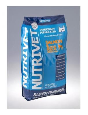 SUPER PREMIUM Croquettes chien 32/18 saumon et riz 0% bl&eacute; - 15 kg