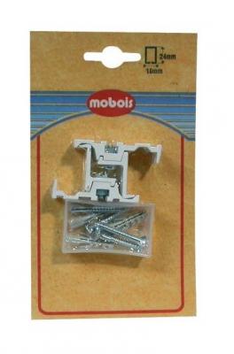 MOBOIS Support Plafond Simple Blanc x2 Blister