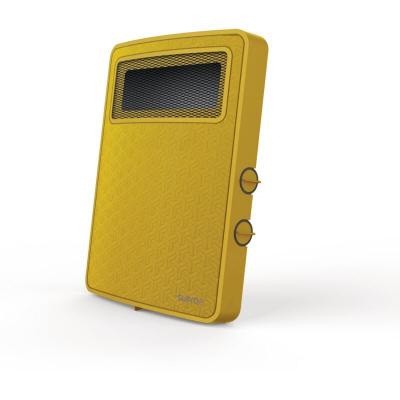 chauffage soufflant 2000w jaune - etno graphik jaune