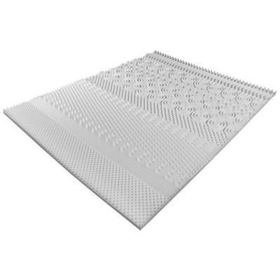 Surmatelas Burlinton 160x200cm Ep 4 cm 10 zones de confort M&eacute;moire de forme - BLANC