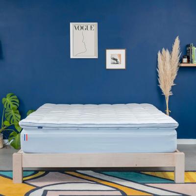 Surmatelas Moelleux - BDREAMS - 140x190 cm - Fabrication Fran&ccedil;aise - Epaisseur de 7 cm