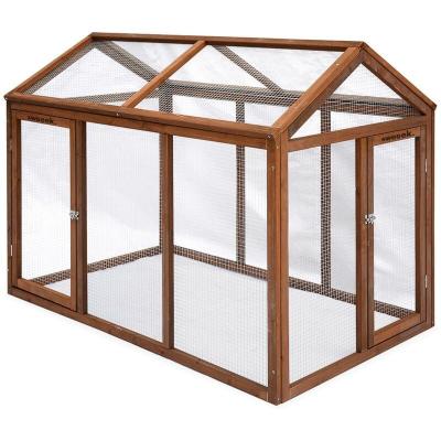 Enclos pour poulailler en bois, 6 poules