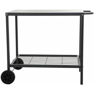 Be Toys - Desserte roulante pour Plancha 90 x 58 x 75 cm - Noir
