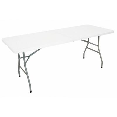 Table pliante jardin - table de pique nique - portable avec poign&eacute;e - table de camping 8 places