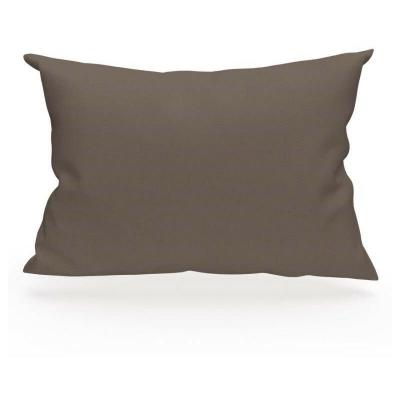 Atmosph&egrave;re Zzz Taie d'oreiller, Polycoton, Taupe, 50 x 75 cm