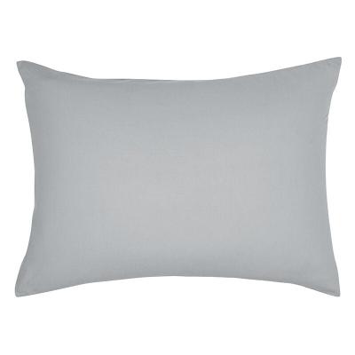 Taie d'oreiller Essential 50x70cm acier coton 57F