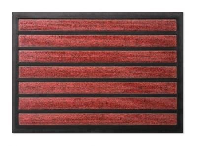 Tapis combi absorbant grattant rouge - 40 x 60 cm