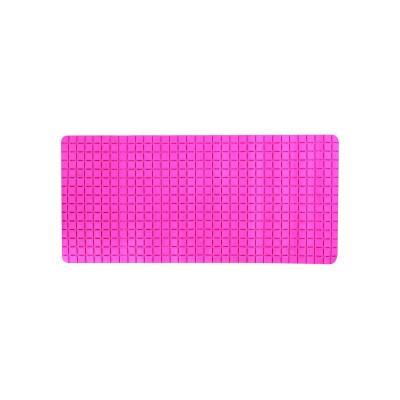 Tapis Fond de baignoire antid&eacute;rapant QUADRO 36x76Cm Fuschia