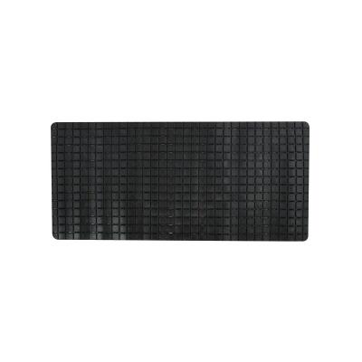 Tapis Fond de baignoire antid&eacute;rapant Caoutchouc QUADRO 36x76cm Noir