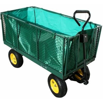 Chariot de jardin XXL avec b&acirc;che Max 600Kg