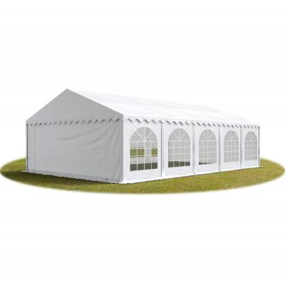TOOLPORT Tente de r&eacute;ception 5x10m 500 g/m&sup2; blanc imperm&eacute;able barnum, chapiteau