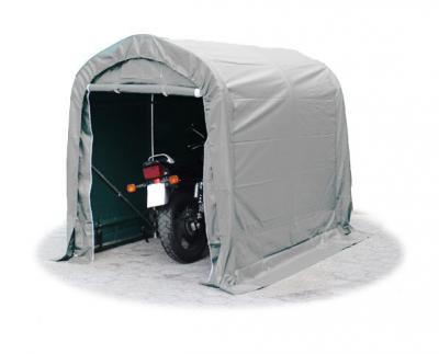 TOOLPORT Tente garage 1,6x2,4m 550 g/m&sup2; gris imperm&eacute;able abri PVC