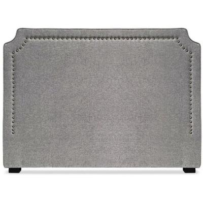 Cotecosy - T&ecirc;te de lit Milana 160cm Tissu Taupe - Taupe