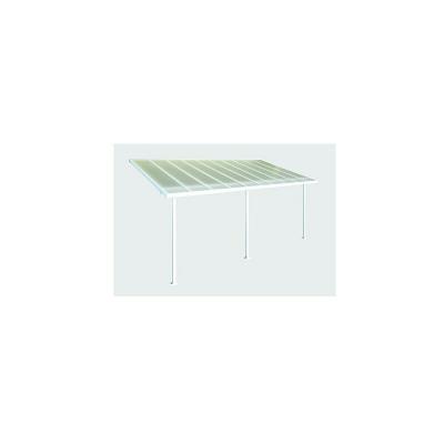Toit-terrasse alu & polycarbonate Feria 36 - blanc