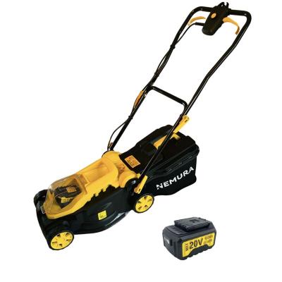 Tondeuse &agrave; batterie NEMURA 20V + Batterie 6Ah + Chargeur rapide